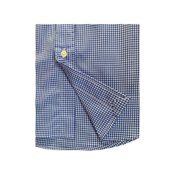 NWT Ralph Lauren Polo Men's Long Sleeve Cotton Shirts Blue Checks Size Small - Picture 6 of 8